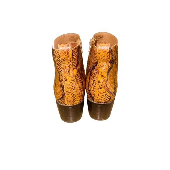 Vionic Hope Clara Snake Print Ankle Boot Arch Support Comfort Water resistant - Picture 11 of 12